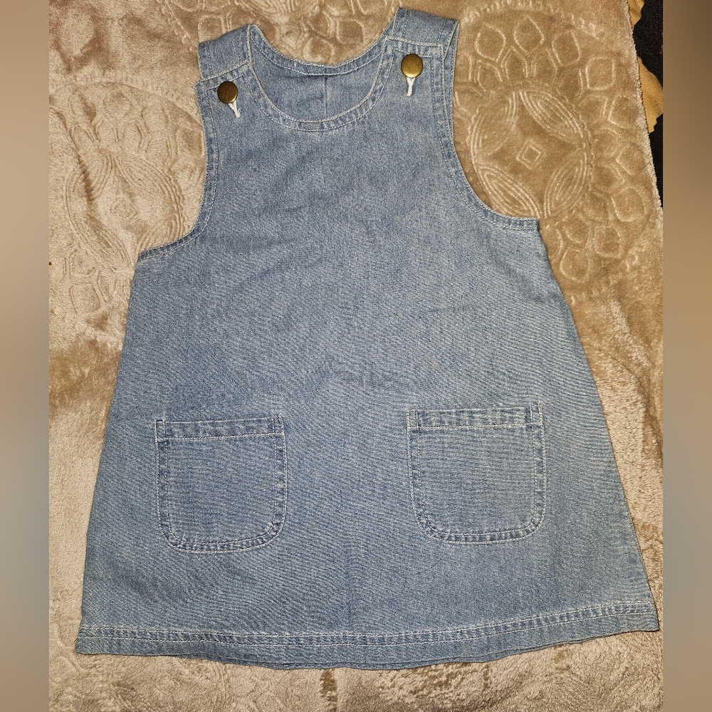 18M Forest & Hue Girls Blue Denim Dress